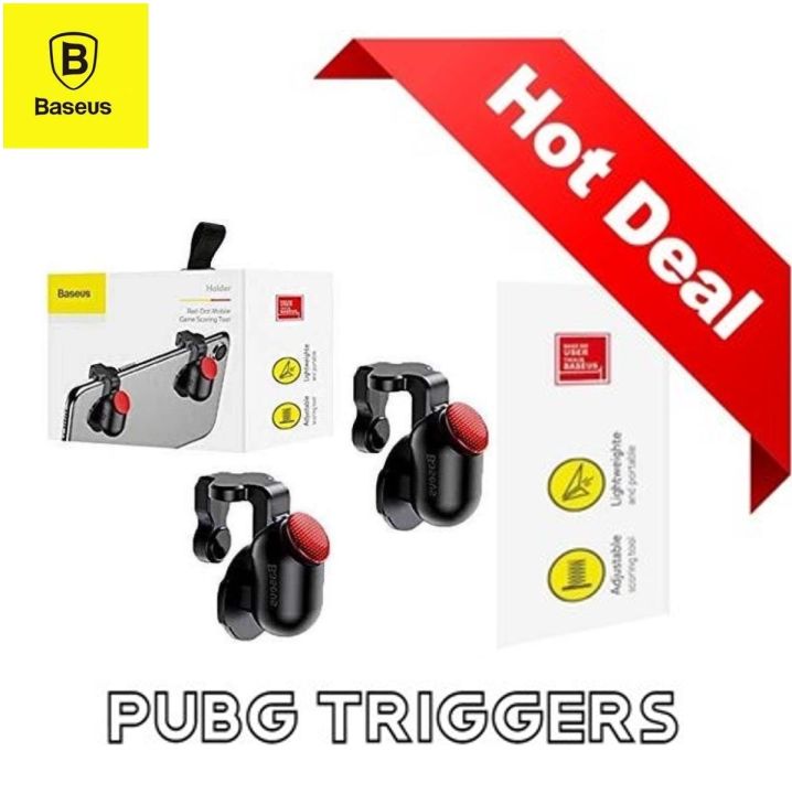 BASEUS Red-Dot Mobile Smart SCORING Button For PUB G Game Scoring Tool Aim Key Button Assistant - Original Product