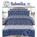 Salonika Printed BedSheet Cotton Double King Size Bed Sheet Set (1 Sheet and 2 Pillow Covers). 