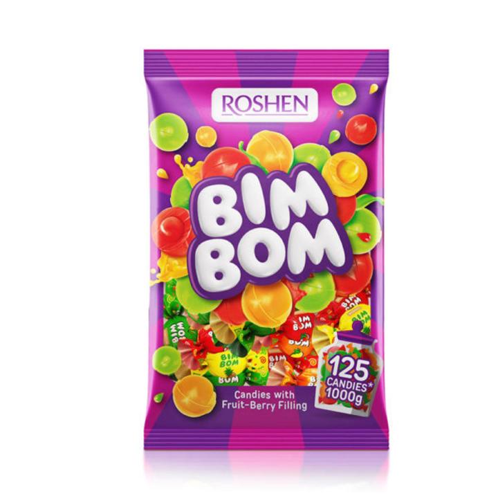 ROSHEN  Ball Shaped Center Filled Hard Candies – 125 CANDIES - 1KG