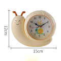 Children's Cute Alarm Clock Creative Cartoon Snail Small Bedroom Home Wall Decor Hanging Table Clock. 