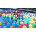 Soft Plastic Balls 10 Pcs Set - Multicolor. 