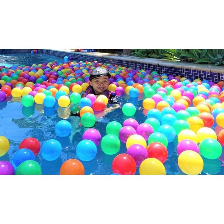 Soft Plastic Balls 10 Pcs Set - Multicolor