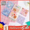 HelloWorld Biscuits Bags Transparent Candy Biscuit Gift Cartoon Self Sealing Storage Pouches. 