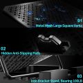 Branded Laptop Cooling Pad- 6 fans. 
