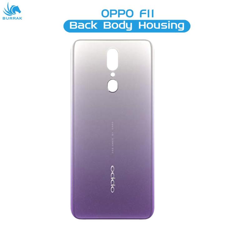 Oppo F11 Rear Back Body Casing Housing Replacement Battery Back Door For Oppo F11 - Purple