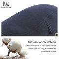 LouisWill Men Berets Hats Cotton Knitted Berets Caps Autumn and Winter Berets Outdoor Sunscreen Peaked Caps Fashion Retro British Style Golf Flat Caps Casual Hats Berets for Men. 