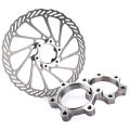 2PCS Bicycle Bike Freewheel Threaded Hubs Disk Disc Brake Rotor Flange Adapter. 