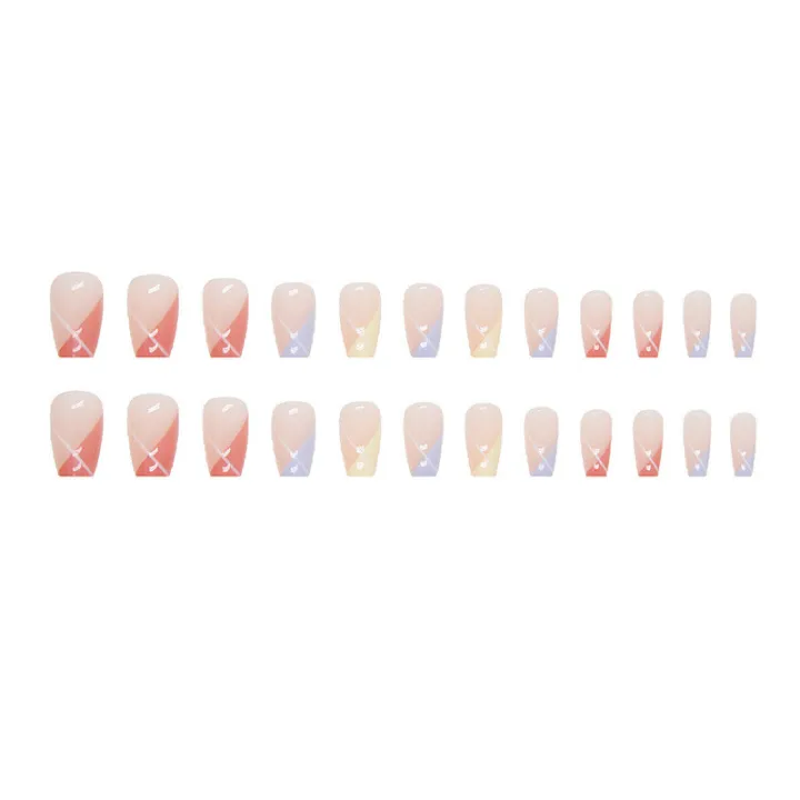 24Pcs%20Spring%20Day%20Fresh%20Fake%20Nails%20with%20Glue%20DIY%20Art%20Design%20False%20Nails%20Wearable%20Nails%20Stylish%20Pattern%20Artificial%20Nails%20-%20Image%205