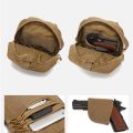 Outdoor Chest with Pistols Holster Multifunction Military Airsoft Training Shoulder Bag Tactical CS Crossbody Sling Bags. 