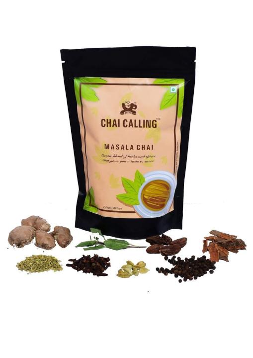 Chai Calling Pure and Refreshing Masala Chai ( Make 120 Cups) Loose Tea ...