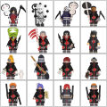 Naruto Lego block minifigure Uzumaki Naruto Sasuke Kakashi Uchiha with soil assembled toys. 