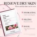 Bioaqua Rose Hyaluronic Acid Moisturizing Facial Sheet Mask. 
