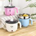 Electric Noodle Pot,Electric Cooking Pot,Rapid Noodles Cooker,1.8L Electric Ramen Cooker with Steamer,Non-Stick. 
