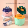 Momme 1pcs Baby Milk Powder Box Portable Out Sealed Moisture-proof Storage Tank Divided Into Boxed Milk Powder Compartment. 