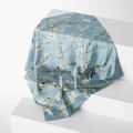 Flower Oil Painting 2023 New Spring Winter Silk Scarf Men Luxury Brand Designer Fashion Scarves Plaid for Women Scarf minghao. 