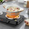Electric Stove (Double) for cooking, Hot Plate heat up in just 2 mins, Easy to clean, 2000W.. 