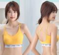 Beautiful back underwear, women's sports bra, thin suspenders, popular chest wraps, student girl bandeau Free size 30 to 36. 