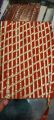 Red Dhanak pipin lace / 10 yards in pack  / pipin lace / Pipin finishing lace / Half inch pipin lace / High super premium quality lace / 4 side dupatta finishing lace/. 