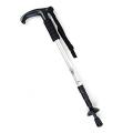 Adjustable Telescopic AntiShock Trekking Hiking Walking Stick - Irony White. 
