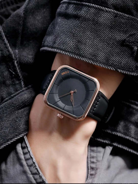liz’s canteen - liz bair | instagram, facebook |... TOMI T093 Square Dial Men’s Leather Strap Watch – Waterproof | Premium ...
