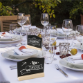 12Pack Kitchen Notes Chalk Boards Small Blackboard Message Tabletop Board with Stands 10X7.2cm. 