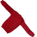 Red Sweater V-neck Size 22, 26, 28 / Winter School Uniform. 