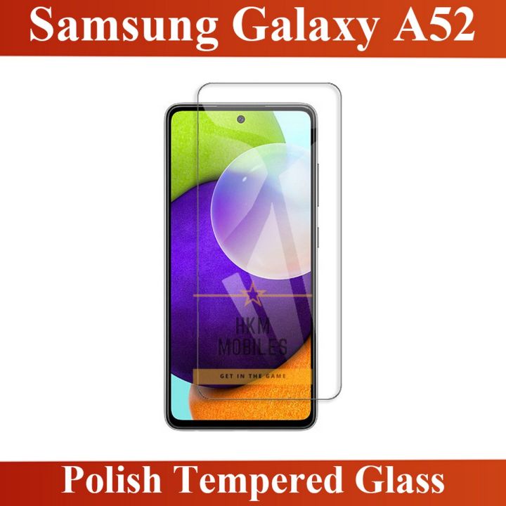 Samsung Galaxy A52 Tempered Glass Screen Protector Premium High Quality Polish Glass For Samsung Galaxy A52