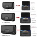Phone Nylon Pouch Cell Phone Belt Clip Carrying Holster Case Waist Bag For 4.7-6.8inch iPhone,Samsung Galaxy S23 Ultra 5G. 