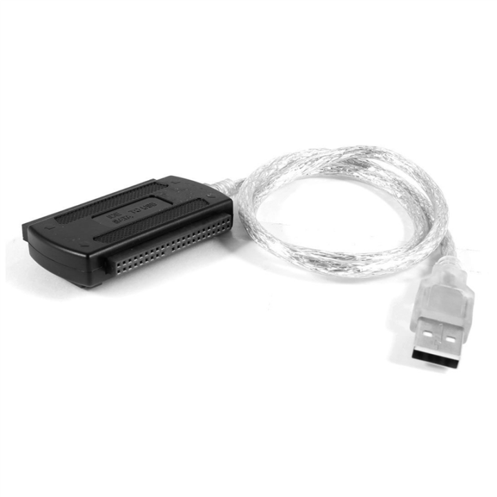 2X PC USB 2.0 to SATA IDE 40 Pin Cable Adapter for 2.5 3.5 Hard Disk