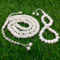 Pack Of Two 33 And 100 Beads Camel Bone Tasbeeh 10mm Size | Muslim Counter Prayer Beads | Original Camel Bone Tasbih | Pure Camel Bone Tasbeeh. 