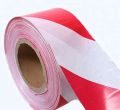 White & Red Barricade Safety Tape, Size: 3 Inch ( Barrication ) 75 Mtr / 100 Mtr. 