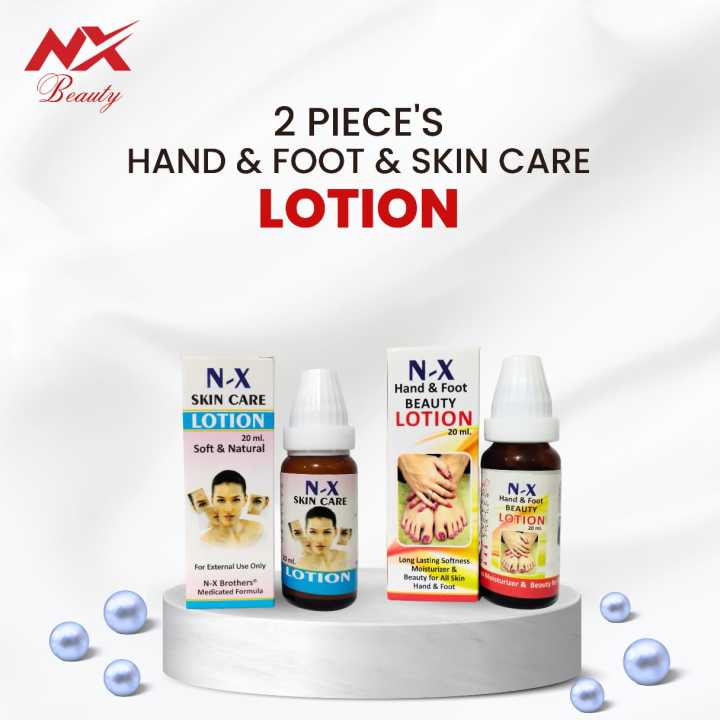 NX Beauty - N X Hand & Foot Lotion +Nx Skin Care lotion