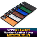 Oppo F21 Pro 4G Back Cover Premium Quality Soft Leather Markhor Style Case For Oppo F21 Pro 4G. 