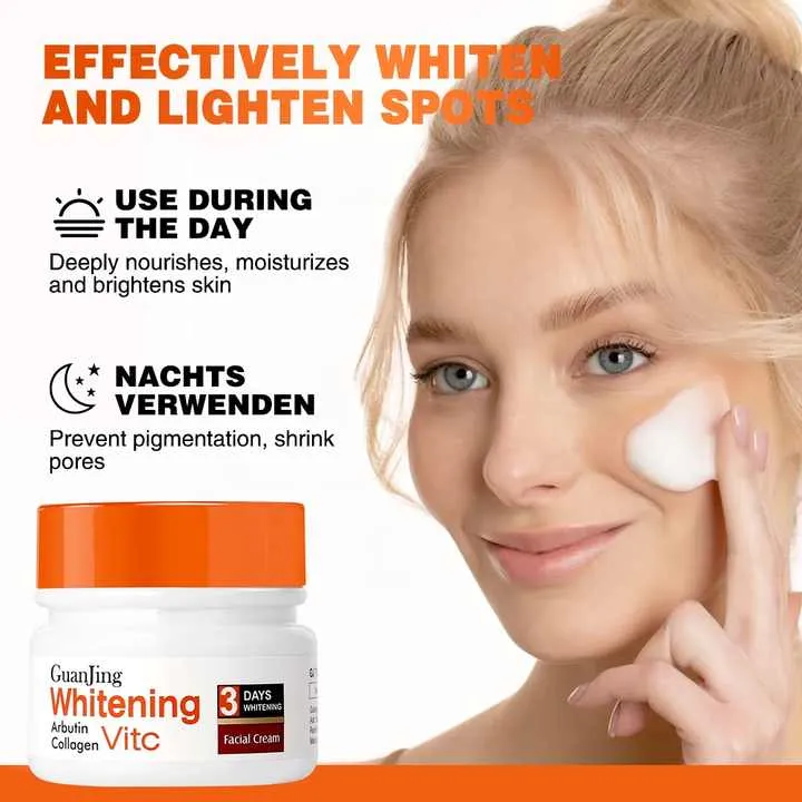 GuanJing%20Whitening%20Vitamin%20C%20Collagen%20Arbutin%20Facial%20Cream%20-%20Rejuvenation%20System%20-%20Image%202