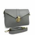Uprecision Grey Crossbody Bag for Women Stylish Designer Shoulder Purse. 