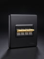 Hanton black retro creative lever switch panel golden button five-hole socket Nordic industrial style minimalist 86. 