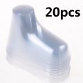 20Pcs 9cm Clear Plastic Baby Feet Display Baby Booties Shoes Socks Showcase Feet Display Half Boots Shoes Transparent PVC. 