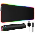 Rgb Gaming Mouse Pad Large (800×300×4mm) Led Mousepad With Non-Slip Rubber Base Soft Pad. 