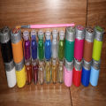 12 Orega Poster Color + 12 Glitter + 1 Paint Brush / Colors - 12 different shades bottles 30cc + 12 Glitter + 1 Paint Brush /  Orega Colours. 
