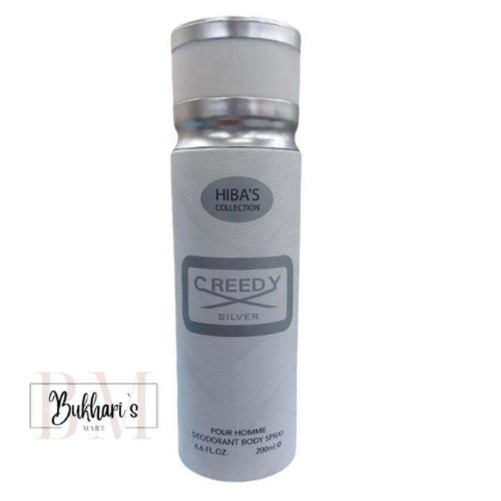 HIBA'S Collections Body Spray 200 ML Creedy Silver
