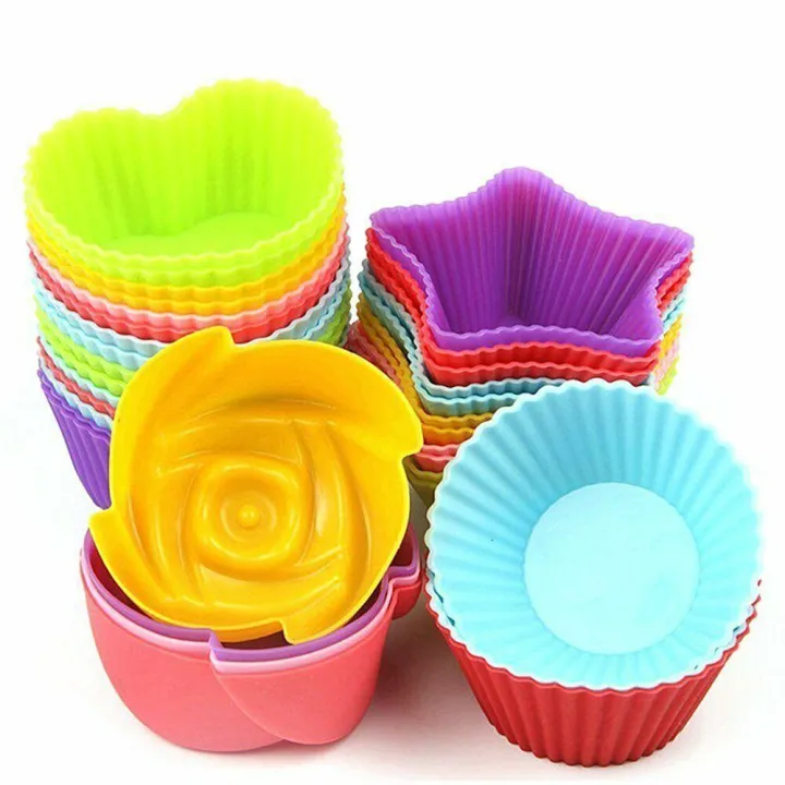 6PCS%20Silicone%20Cake%20Cupcake%20Cup%20Cake%20Tool%20Bakeware%20Baking%20Silicone%20Mold%20Cupcake%20-%20Multicolor%20And%20Random%20Design%20will%20be%20Delivered%20-%20Image%203
