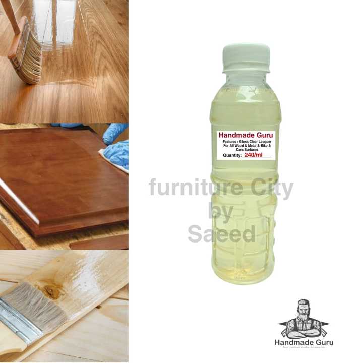 Gloss Clear Lacquer For Bike, Cars And All Wood & Metal Surfaces Decorative Paint For All Purposes