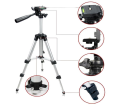 Universal Tripod Stand for Mobile Phones and Cameras with Mobile Phone Holder, 3.5 Feet Adjustable and Portable best for DSLR Live Stream, and Vlogging Model 3110 with Box and Free Bag. 