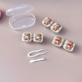 New Cartoon Animal Lens Storage Box Bear Travel Set Lens Partner Box Contact Lens Container Outdoor Travel. 