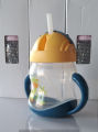 Baby Beaker Water Sipper Feeder with Handles and Smart Lock Button Travel Mug Washable Training Cup Learn Drinking Sippy Cup Straw Cup Trainer Feeder. 