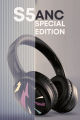 FASTER S5 ANC Over-Ear Wireless Headphones with  Active Noise Canceling Feature Plus Hi-Res Audio Stereo and Deep Bass Sound. 
