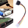 SATA TO IDE Power Cable 15 Pin SATA Male to Molex IDE 4 Pin Female Cable Adapter Creek. 