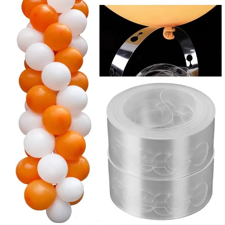 Pack%20Of%202.%20Balloon%20Arch%20tape%2016%20feet%20(5%20Meter)%20and%20100%20Glue%20Dots%20Stickers%20Removable.%20Birthday%20Party%20Decoration,%20Happy%20Birthday,Weddings,%20bridal%20shower%20-%20Image%203