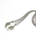 Best Friend Heart Necklace gift for Friends Couples Pair of 2 Locket. 