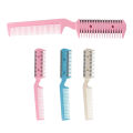 Hair Razor Thinning Comb Layer Shaper Cutting Plastic Comb Razor Blades Universal Unisex Razor Comb Home Hair Cut Scissor. 
